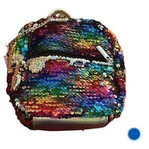 Sequin mini backpack